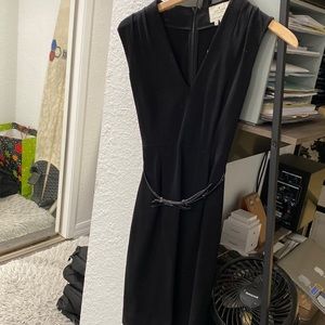 Kate Spade classy black dress with belt